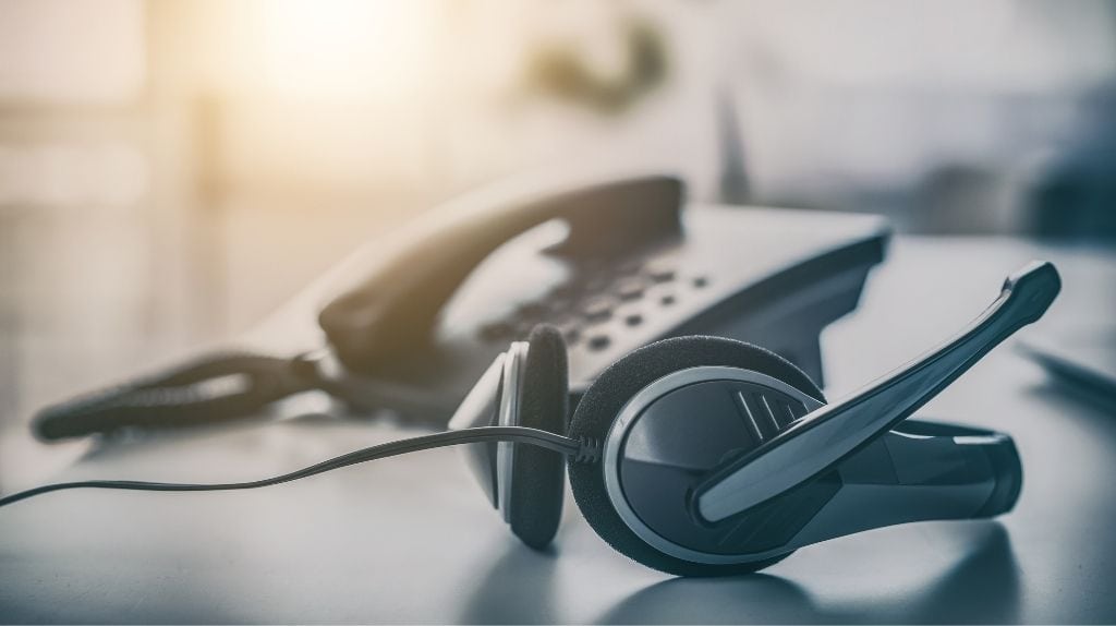 Casque d'écoute et téléphone