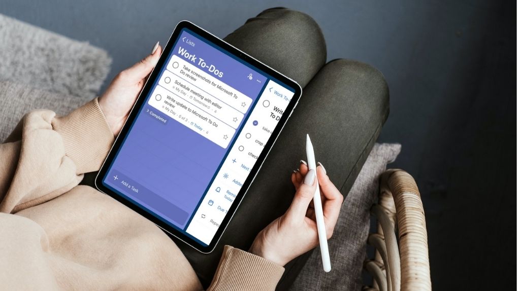Microsoft To Do sur tablette